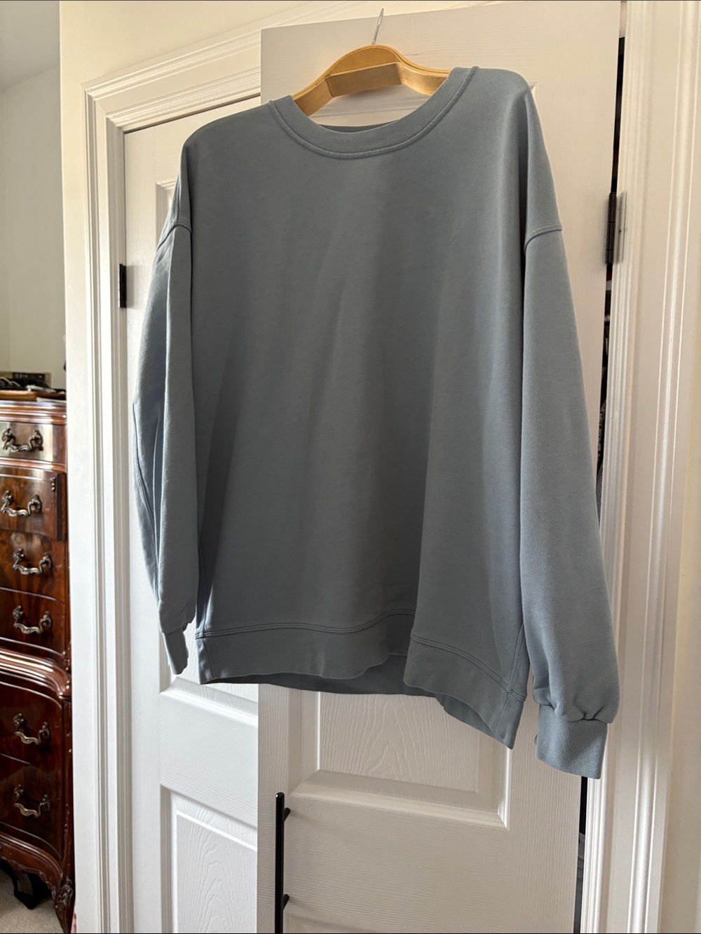 Women’s Crewneck Sweatshirt in Light Blue - Classic Everyday Pullover